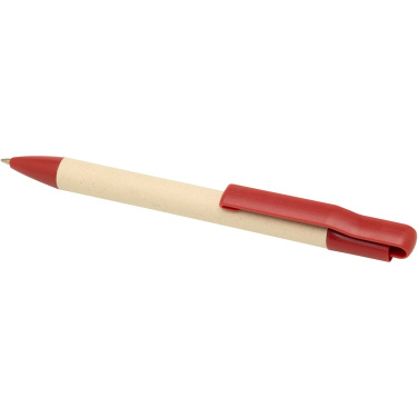 Logotrade business gift image of: Liliana sugarcane paper ballpoint pen (blue ink)